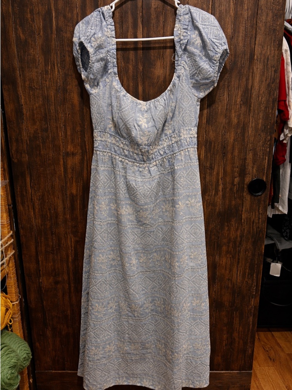 ALTAR’D STATE Maxi Dress embroidered floral